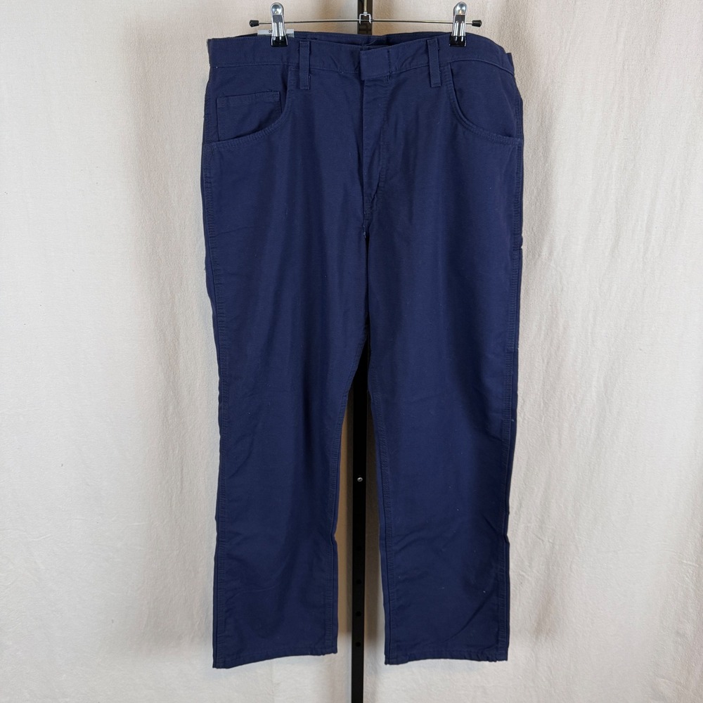 Bulwark FR Navy Flame Resistant Work Pants PLJ6NV4 38x30 CAT 2‎ NFPA 2112 NEW